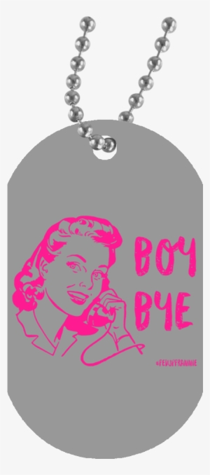 Boy Bye - Retro Housewife On Vintage Telephone In Pink Ring,
