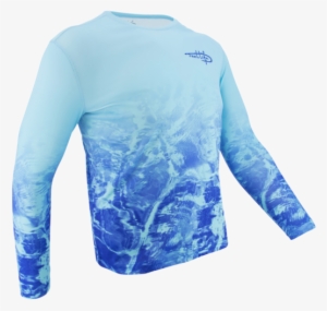 Men's Performance Blue Waters Fade Up Shirt - Shirt