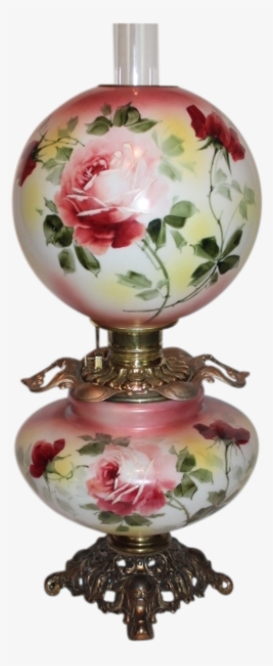 Museum Quality ~ Huge Gone With The Wind Oil Lamp ~rare - Oil Lamp