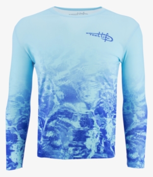 Men's Performance Blue Waters Fade Up Shirt - Shirt