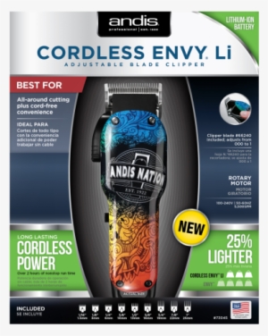 Andis Nation Envy Li