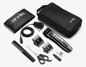 Andis Select Cut 5 Speed Adjustable Blade Clipper Kit, - Andis Select Cut Cordless Clipper, 10 Piece Kit 24445