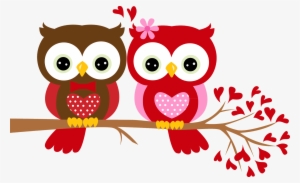 Valentines Dance Png - Owl Valentine Png