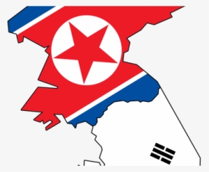 Vector Royalty Free Download Map With Flag K Pictures - North Korea Flag Map