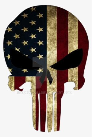 American Flag Punisher Skull Wallpaper
