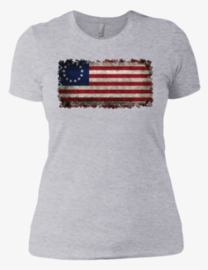 Usa Betsy Ross Flag In Super Grunge Sweatshirt T-shirt - D.a.d.d. Dads Against Daughters Dating T-shirts