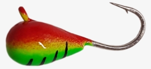 Red Firetiger Tungsten Uv Glow Jig - Ultraviolet
