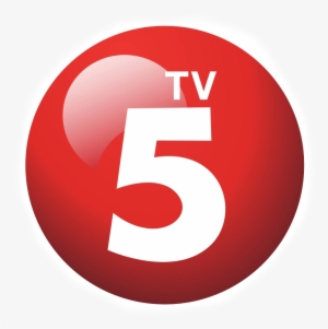 Tv5 2010 White Glow - Tv5 High Resolution Logo