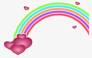 Valentine Rainbow Svg Clip Arts 600 X 380 Px