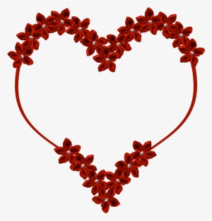 Flowers Free Download Png For Scrapbooking Valentine - Heart Design Transparent Background