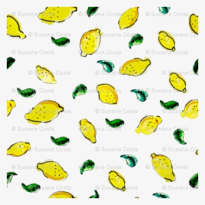 Watercolor Lemon White