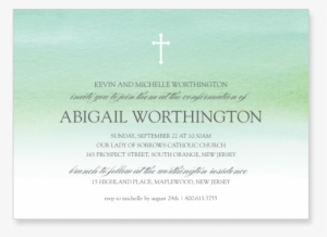 Watercolor Confirmation - Watercolor Painting