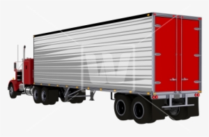 Red Semi Truck Png - Trailer