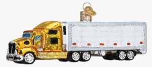Semi Truck Old World Christmas Ornament 46070