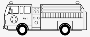 Banner Freeuse Stock Big Image Png - Fire Truck Clipart Black And White