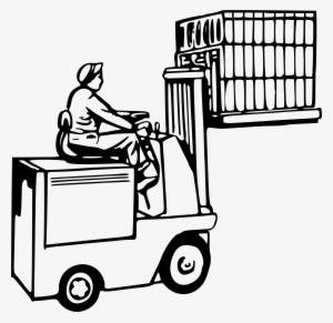 Moving Truck Drawing At Getdrawings - Forklift Drawing