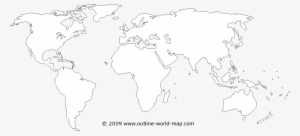 Link To The Big World Map B2a - White World Map Png