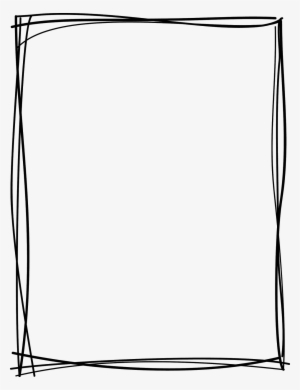 Christmas Light Border Clip Art - Hand Drawn Frames Png