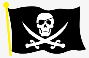 Pirate Flag Png - Skull And Crossbones Flag Clipart