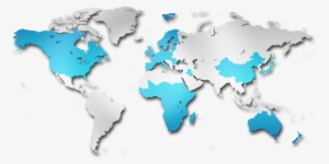 3d World Map Png Transparent Background - World Map Of Als