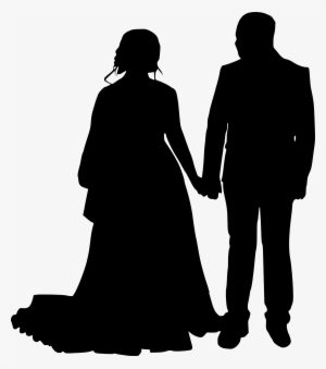 Free Download - Couple Marriage Silhouette Transparent Background