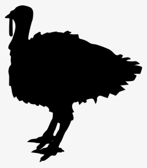 Turkey Silhouette Clip Art At Getdrawings - Turkey Clipart Black And White Png