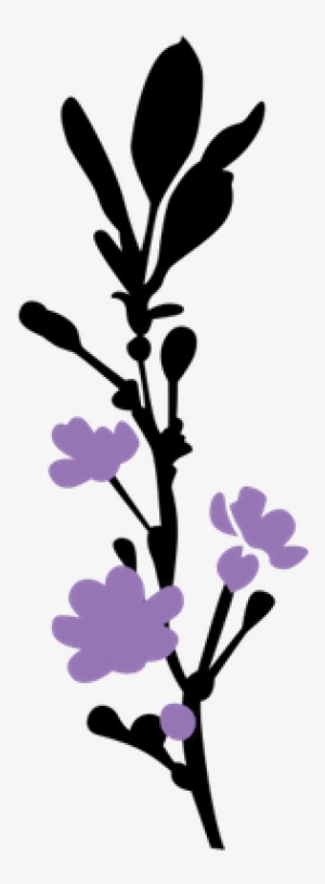 Rama Con Flores - Sticker