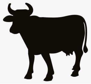 Cow Silhouette Cliparts Free Download Clip Art - Cow Silhouette Png