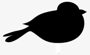 Black Bird Clip Art At Clker - Small Cartoon Black Bird
