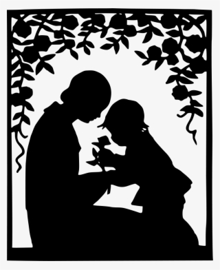 Mother And Child Silhouette - Mothers Day Silhouette
