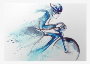 Art Print: Okalinichenko's Racing Cyclist, 61x46cm.