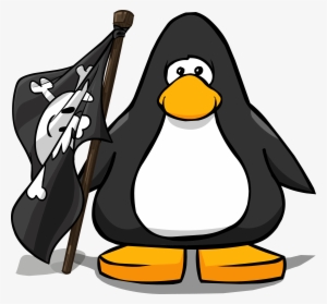 Pirate Flag On A Player Card - Club Penguin Mini Sombrero