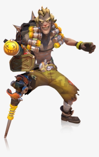 Graphic Free Image Fullportrait Png Wiki Fandom Powered - Overwatch Character Junk Rat
