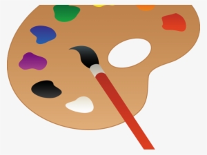 Paint Brush And Pallet