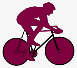 How To Set Use Purple Cyclist Icon Clipart