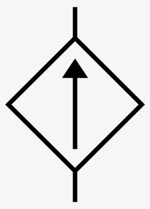 Open - Dependent Current Source Symbol