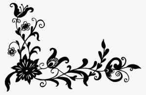 Free Download - Corner Floral Design Png