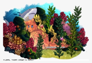 By Floral - Thorn - Crown - Illustration