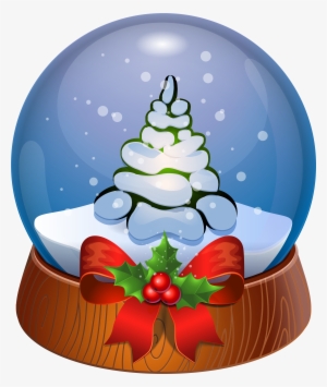 Christmas Snow Globe Clip Art