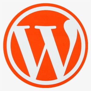 Wordpress Round Sticker - Wordpress Icon