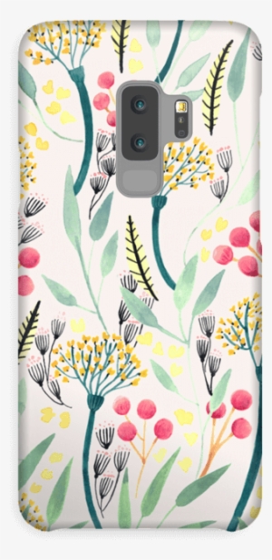 Summer Floral Pattern Case Galaxy S9 Plus - Mobile Phone Case