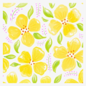 A Bright, Sunny, Floral Pattern Set For Summer - Motif