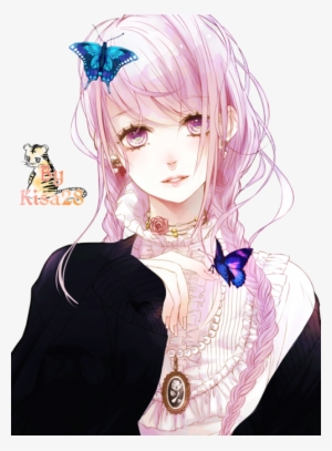 Beaux Dessins ♀ - Anime Girl Pink Hair