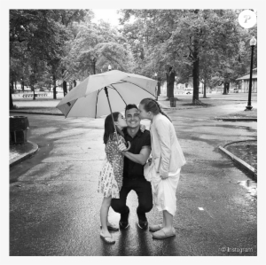 Joe King Du Groupe The Fray Avec Ses Filles Ava Et - Snapshot