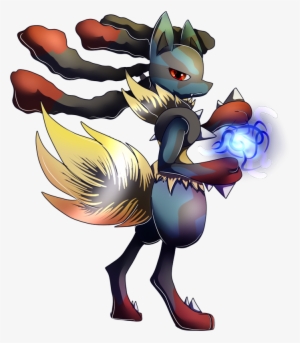 Shiny Mega Lucario Pokédex - Mega Lucario Shiny Png
