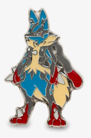 Mega Lucario Pin With 3 Booster Packs - Mega Lucario Pins