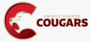 Prince George Cougars Horizontal Logo - Prince George Cougars