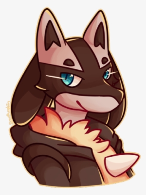 Lucario Bust Commish - Cartoon