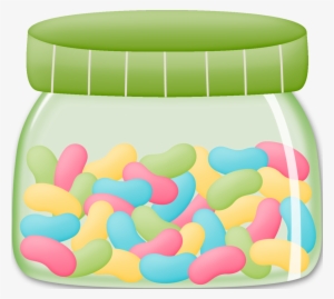 Jar Of Jelly Beans Clip Art Candy Clipart - Clip Art Jelly Beans