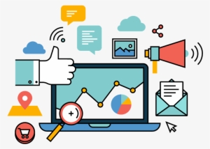 Vector Transparent Library Social Media Management - Road Safety Social Media